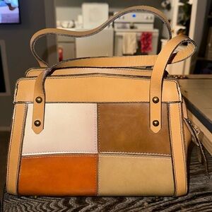 Vintage Burlington Patchwork Leather Purse